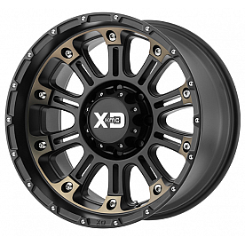 American Racing Wheels Hoss 2 - 22 x 12 Satin Black Machined Dark Tint - XD82922263944N