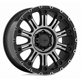 American Racing Wheels Hoss 2 - 20 x 9 Satin Black Machined Gray Tint - XD82929058418
