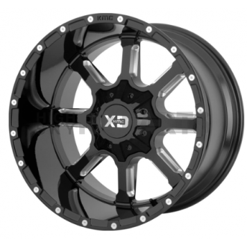 American Racing Wheels Mammoth - 22 x 12 Gloss Black Milled - XD83822267344N