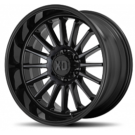 KMC Wheel XD857 Whiplash - 20 x 9 Black With Gray Tinted Face - XD85729068400