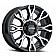 Ultra Wheel 123 Scorpion - 17 x 9 Black With Natural Accents - 123-7935U+12