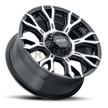 Ultra Wheel 123 Scorpion - 17 x 9 Black With Natural Accents - 123-7935U+18-1