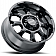 Ultra Wheel Commander 124 - 18 x 9 Black - 124-8935BK+12