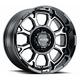 Ultra Wheel Commander 124 - 17 x 9&nbsp;Black With Diamond Cut Face - 124-7935U+12