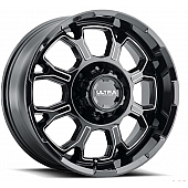Ultra Wheel Commander 124 - 18 x 9&nbsp;Black With Diamond Cut Face - 124-8935U+12