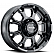 Ultra Wheel Commander 124 - 18 x 9 Black With Diamond Cut Face - 124-8935U+12