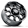 Ultra Wheel Commander 124 - 18 x 9 Black With Diamond Cut Face - 124-8935U+12