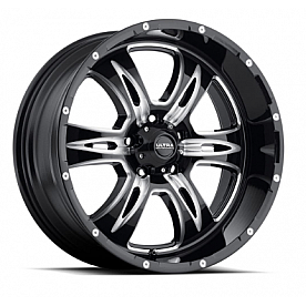 Ultra Wheel 20 Diameter -44 Offset Gloss With Machined Accents Single - 249-2383BM44