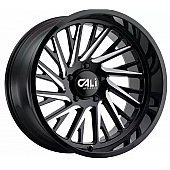 CALI Off-Road Wheel 9114 Purge - 24 x 14&nbsp;Black With Natural Accents - 9114-24436BM