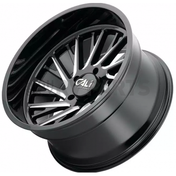 CALI Off-Road Wheel 9114 Purge - 24 x 14 Black With Natural Accents - 9114-24436BM-1