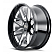 CALI Off-Road Wheel 9115 Invader - 20 x 10 Black With Natural Accents - 9115-2136BM