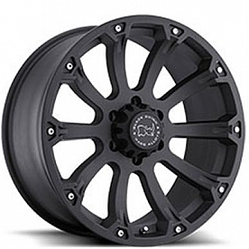 Black Rhino Wheel Sidewinder - 18 x 9 Black - 1890SID-25127B78