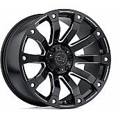 Black Rhino Wheel Selkirk - 18 x 9 Black With Natural Accents - 1890SLK-25127B78
