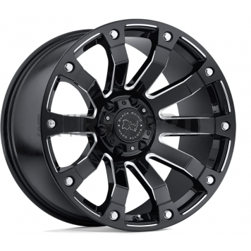 Black Rhino Wheel Selkirk - 18 x 9 Black With Natural Accents - 1890SLK-25127B78