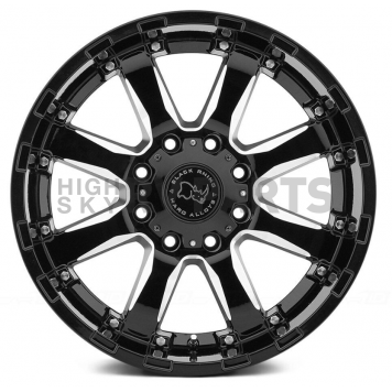 Black Rhino Wheel Sierra - 18 x 9 Black With Natural Accents - 1890SRA-25127B78-3