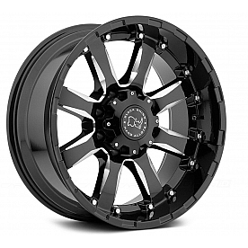 Black Rhino Wheel Sierra - 18 x 9 Black With Natural Accents - 1890SRA-25127B78