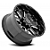 Black Rhino Wheel Sierra - 18 x 9 Black With Natural Accents - 1890SRA-25127B78