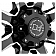 Black Rhino Wheel Sierra - 18 x 9 Black With Natural Accents - 1890SRA-25127B78