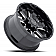 Black Rhino Wheel Sierra - 18 x 9 Black With Natural Accents - 1890SRA-28165B22