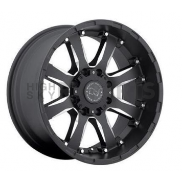 Black Rhino Wheel Sierra - 18 x 9 Black With Natural Accents - 1890SRA-28165B22