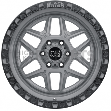 Black Rhino Wheel Kelso - 18 x 9 Gray With Black Lip And Bolts - 1890KLS-85127G71-1