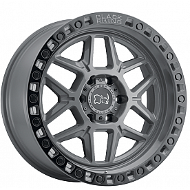 Black Rhino Wheel Kelso - 18 x 9 Gray With Black Lip And Bolts - 1890KLS-85127G71