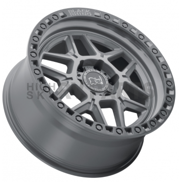 Black Rhino Wheel Kelso - 18 x 9 Gray With Black Lip And Bolts - 1890KLS-85127G71-2