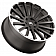 Black Rhino Wheel Spear - 20 x 9 Black With Natural Lip - 2090SPR006140F12