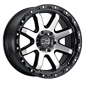 Black Rhino Wheel Coyote - 20 x 9 Black With Natural Face And Stainless Bolt - 2090CYT-85127B71
