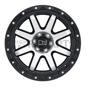 Black Rhino Wheel Coyote - 20 x 9 Black With Natural Face And Stainless Bolt - 2090CYT-85127B71-1