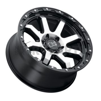 Black Rhino Wheel Coyote - 20 x 9 Black With Natural Face And Stainless Bolt - 2090CYT-85127B71-2