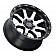 Black Rhino Wheel Coyote - 20 x 9 Black With Natural Face And Stainless Bolt - 2090CYT-85127B71