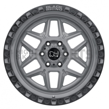 Black Rhino Wheel Kelso - 20 x 9 Gray With Black Lip And Bolts - 2090KLS-85127G71-1