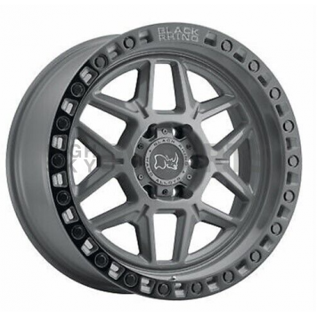 Black Rhino Wheel Kelso - 20 x 9 Gray With Black Lip And Bolts - 2090KLS-85127G71