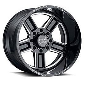 Black Rhino Wheel Canon - 20 x 9.5 Black With Natural Accents - 2095CAN-85127B71