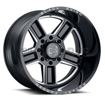 Black Rhino Wheel Canon - 20 x 9.5 Black With Natural Accents - 2095CAN-85127B71