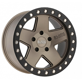 Black Rhino Wheel Crawler - 20 x 9.5 Bronze With Black Lip Ring - 2095CRL-85127Z71