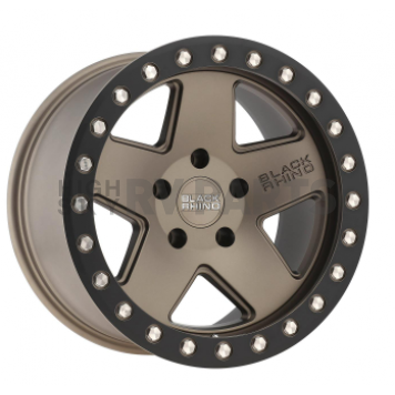 Black Rhino Wheel Crawler - 20 x 9.5 Bronze With Black Lip Ring - 2095CRL-85127Z71