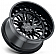 Black Rhino Wheel Fury - 20 x 9.5 Black - 2095FRY-85127B71