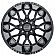 Black Rhino Wheel Grimlock - 20 x 9.5 Black With Natural Accents - 2095GRM-88165B22