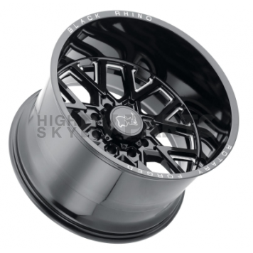 Black Rhino Wheel Grimlock - 20 x 9.5 Black With Natural Accents - 2095GRM-88165B22-2