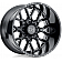 Black Rhino Wheel Grimlock - 20 x 9.5 Black With Natural Accents - 2095GRM-88165B22