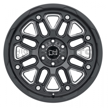 Black Rhino Wheel Hollister - 20 x 9.5 Black With Natural Accents - 2095HSR-85127B71-1