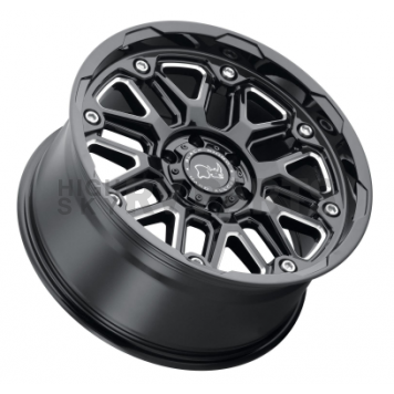 Black Rhino Wheel Hollister - 20 x 9.5 Black With Natural Accents - 2095HSR-85127B71-2