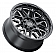 Black Rhino Wheel Hollister - 20 x 9.5 Black With Natural Accents - 2095HSR-85127B71