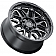 Black Rhino Wheel Hollister - 20 x 9.5 Black With Natural Accents - 2095HSR-88165B22