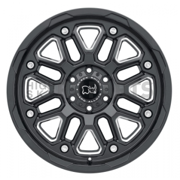 Black Rhino Wheel Hollister - 20 x 9.5 Black With Natural Accents - 2095HSR-88165B22-1