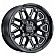 Black Rhino Wheel Hollister - 20 x 9.5 Black With Natural Accents - 2095HSR-88165B22