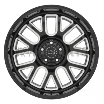 Black Rhino Wheel Pismo - 20 x 9.5 Black With Natural Accents - 2095PIS-85127B71-2