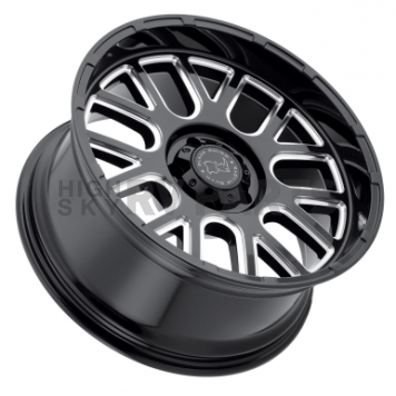 Black Rhino Wheel Pismo - 20 x 9.5 Black With Natural Accents - 2095PIS-85127B71-1